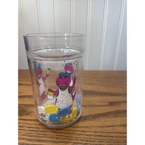 Vintage Barney "Barney Loves To Paint" Kids Cup 1992 The LYONS Group - Selandia